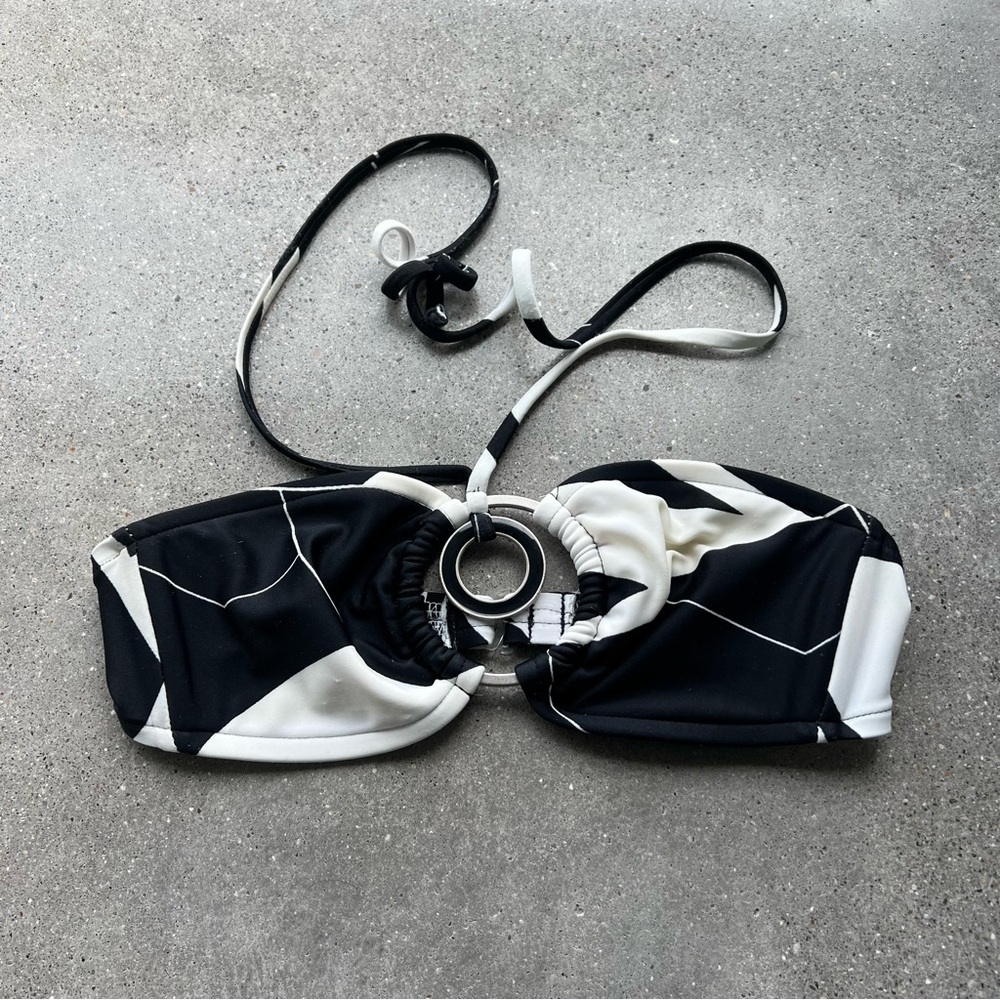 Bebe Halter Bikini Top Small
